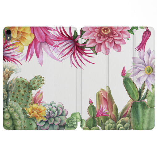 Lex Altern Magnetic iPad Case Cactus Plants for your Apple tablet.
