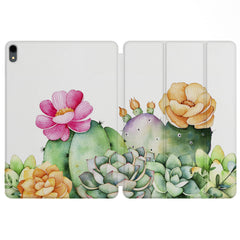 Lex Altern Magnetic iPad Case Cactus in Bloom for your Apple tablet.