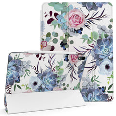 Lex Altern Magnetic iPad Case Succulent Blossom