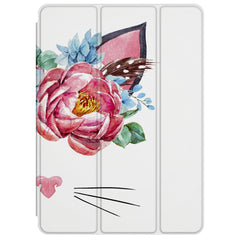 Lex Altern Magnetic iPad Case Floral Cat