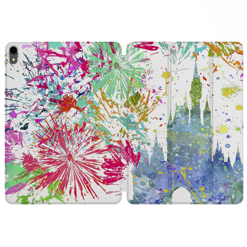 Lex Altern Magnetic iPad Case Colorful Castle for your Apple tablet.