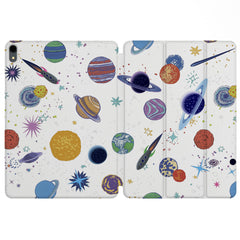 Lex Altern Magnetic iPad Case Cute Planets for your Apple tablet.