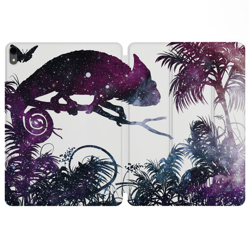 Lex Altern Magnetic iPad Case Galaxy Chameleon for your Apple tablet.