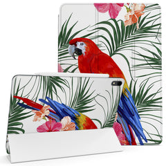 Lex Altern Magnetic iPad Case Floral Parrots