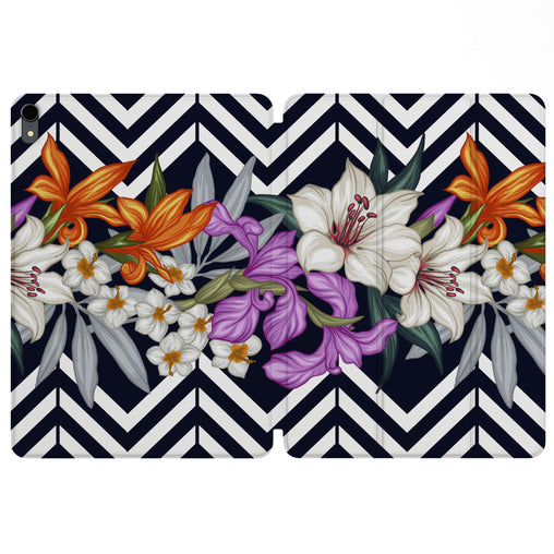 Lex Altern Magnetic iPad Case Lily Flowers for your Apple tablet.
