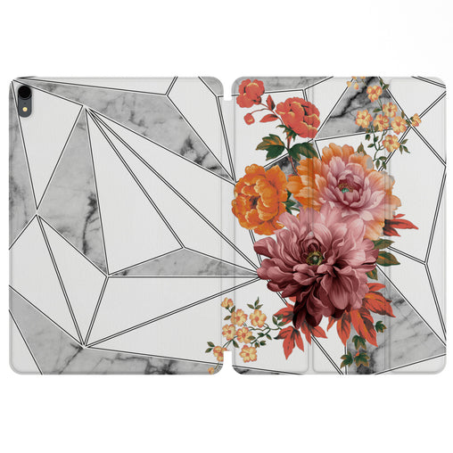 Lex Altern Magnetic iPad Case Geometric Blossom for your Apple tablet.