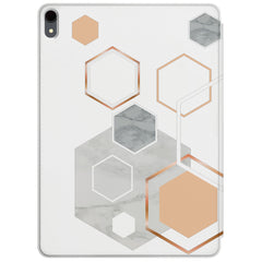 Lex Altern Magnetic iPad Case Marble Hexagon