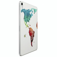 Lex Altern Magnetic iPad Case Colorful World Map