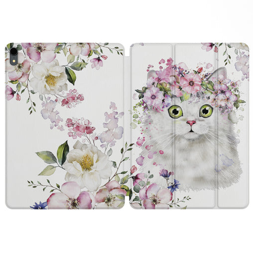 Lex Altern Magnetic iPad Case Beautiful Cat for your Apple tablet.