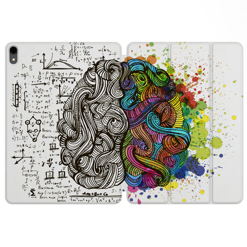 Lex Altern Magnetic iPad Case Brain Sides for your Apple tablet.