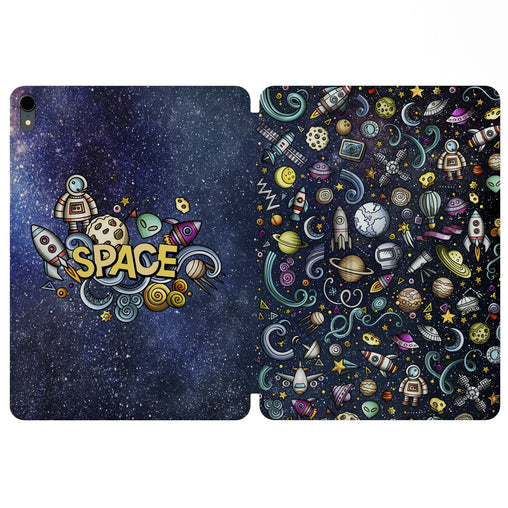 Lex Altern Magnetic iPad Case Cute Space Theme for your Apple tablet.