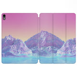 Lex Altern Magnetic iPad Case Pink Mountains