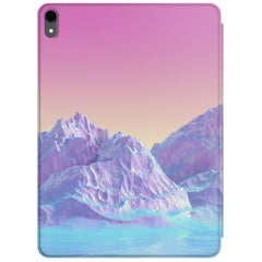 Lex Altern Magnetic iPad Case Pink Mountains