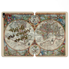 Lex Altern Magnetic iPad Case Vintage Map for your Apple tablet.