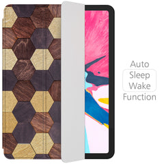 Lex Altern Magnetic iPad Case Wooden Mosaic