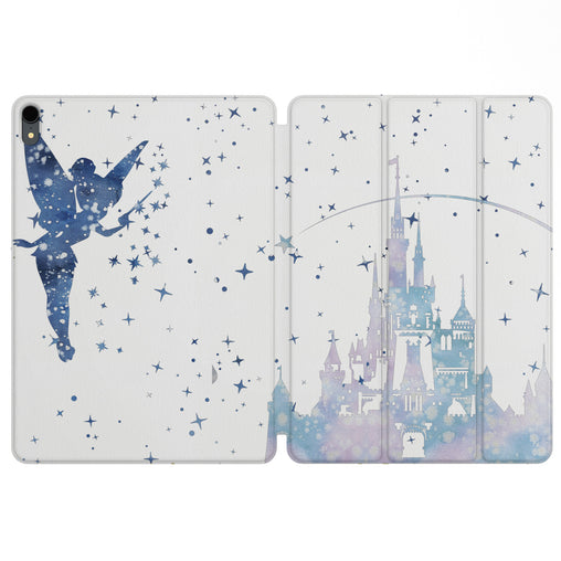Lex Altern Magnetic iPad Case Tinker Bell Castle for your Apple tablet.