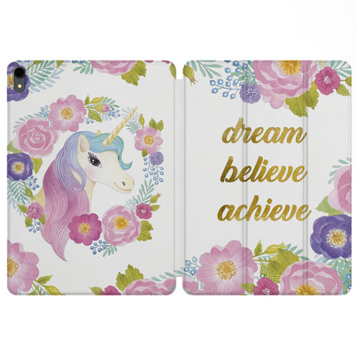 Lex Altern Magnetic iPad Case Pretty Unicorn for your Apple tablet.