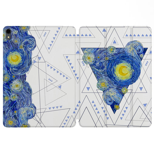 Lex Altern Magnetic iPad Case Starry Night Geometry for your Apple tablet.