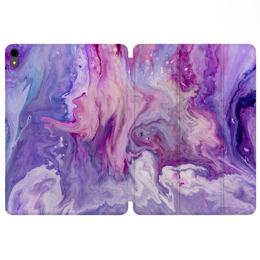 Lex Altern Magnetic iPad Case Purple Paint for your Apple tablet.