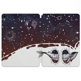Lex Altern Magnetic iPad Case Space Whale