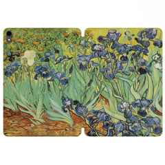 Lex Altern Magnetic iPad Case Irises Painting for your Apple tablet.