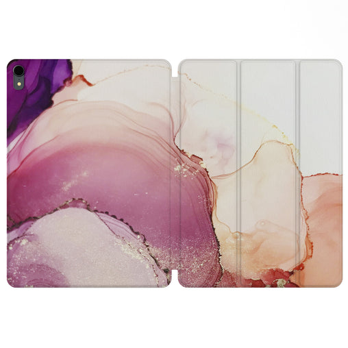 Lex Altern Magnetic iPad Case Pink Watercolor for your Apple tablet.