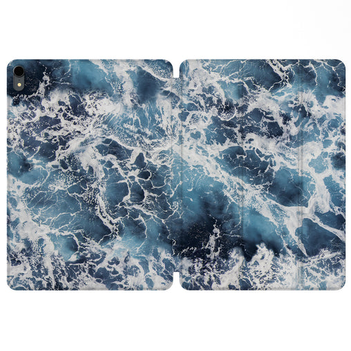 Lex Altern Magnetic iPad Case Ocean Waves for your Apple tablet.