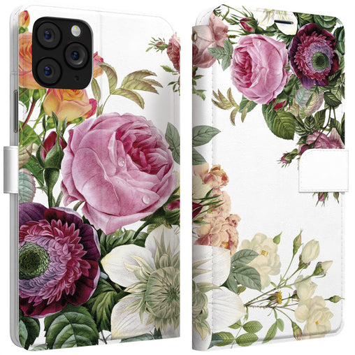 Lex Altern iPhone Wallet Case Peony Flowers Wallet