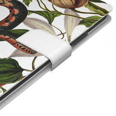 Lex Altern iPhone Wallet Case Snake in Flowers Wallet