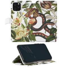 Lex Altern iPhone Wallet Case Snake in Flowers Wallet