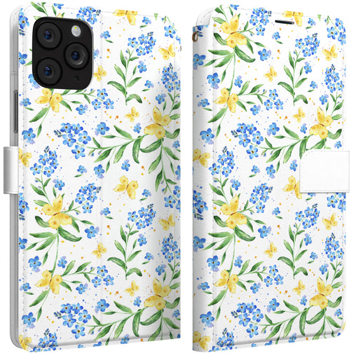 Lex Altern iPhone Wallet Case Not Forget Me Flowers Wallet