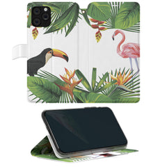 Lex Altern iPhone Wallet Case Tropical Birds Wallet
