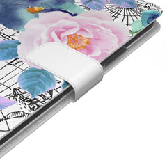 Lex Altern iPhone Wallet Case Floral Old Map Wallet