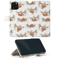 Lex Altern iPhone Wallet Case Lazy Sloth Wallet