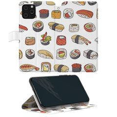 Lex Altern iPhone Wallet Case Sushi Pattern Wallet