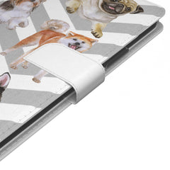 Lex Altern iPhone Wallet Case Dogs Geometry Wallet