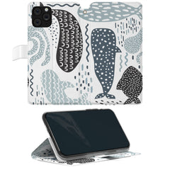 Lex Altern iPhone Wallet Case Abstract Whales Wallet