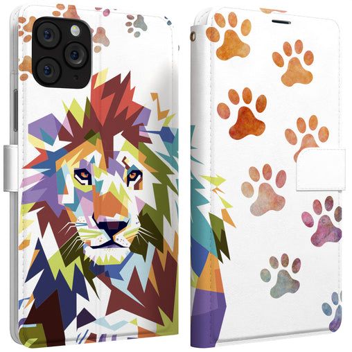 Lex Altern iPhone Wallet Case Abstract Lion Wallet