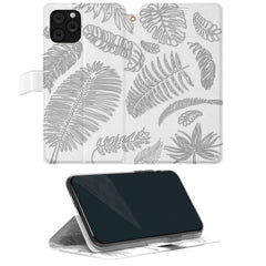 Lex Altern iPhone Wallet Case Lined Palm Fronds Wallet