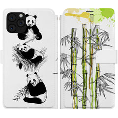 Lex Altern iPhone Wallet Case Bamboo Pandas Wallet