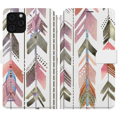 Lex Altern iPhone Wallet Case Indian Feathers Wallet