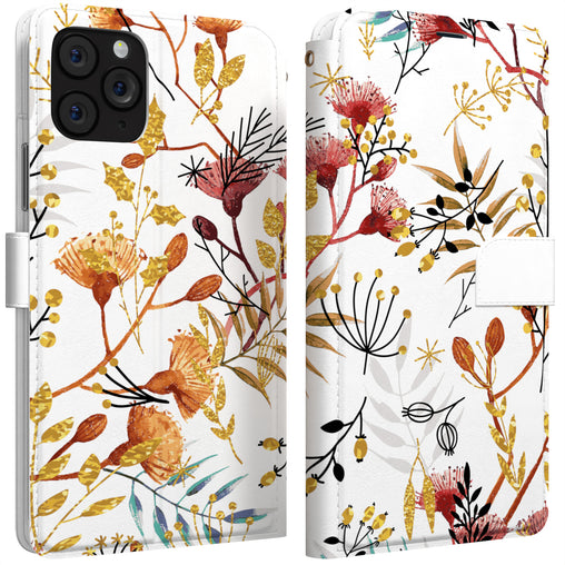 Lex Altern iPhone Wallet Case Autumn Flowers Wallet