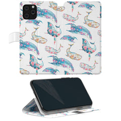 Lex Altern iPhone Wallet Case Floral Whales Wallet