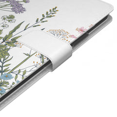 Lex Altern iPhone Wallet Case Green Wildflowers Wallet