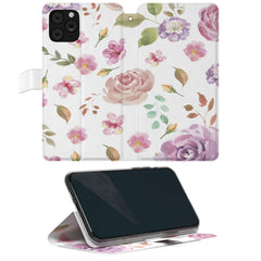 Lex Altern iPhone Wallet Case Cherry Flowers Wallet