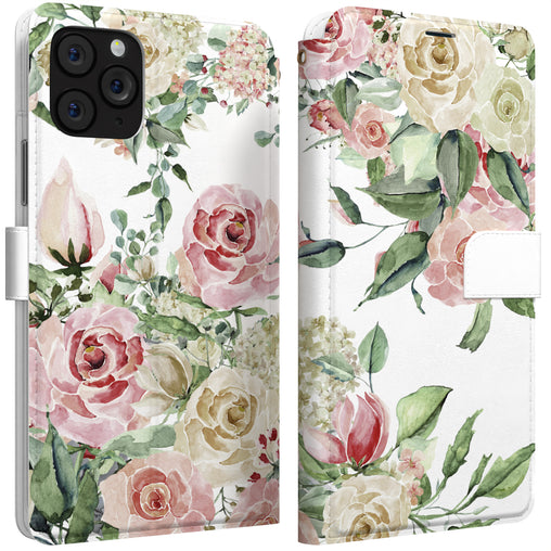 Lex Altern iPhone Wallet Case Watercolor Bloom Wallet