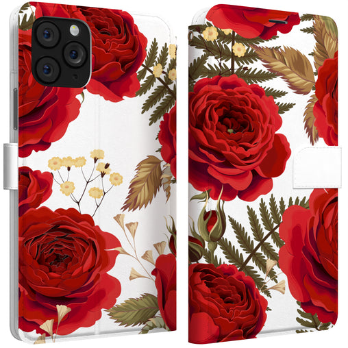 Lex Altern iPhone Wallet Case Scarlet Roses Wallet