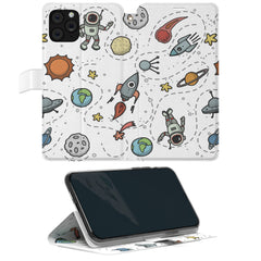 Lex Altern iPhone Wallet Case Cartoon Space Wallet
