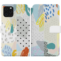 Lex Altern iPhone Wallet Case Pastel Abstract Wallet