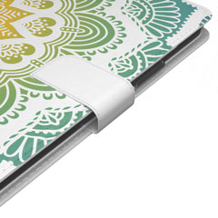 Lex Altern iPhone Wallet Case Green Mandala Wallet